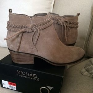 Michael by Michael Shannon Suede Booties New